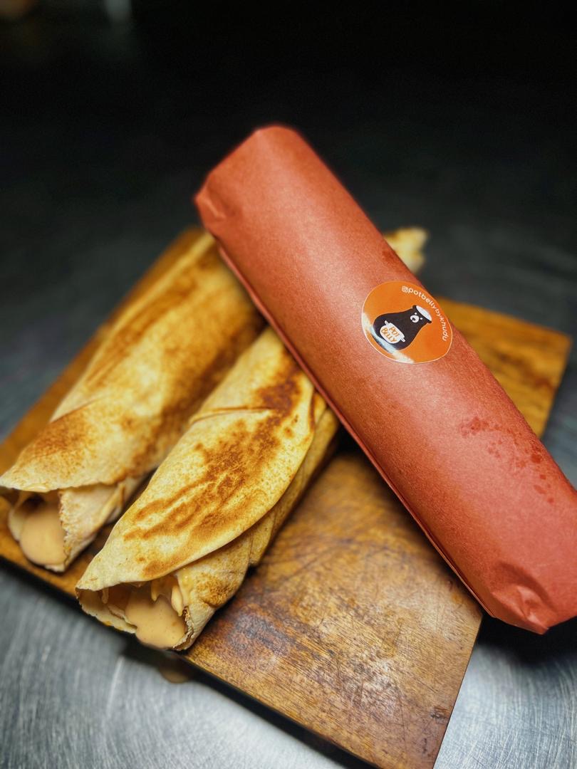 Wrapped shawarma and crepe wraps